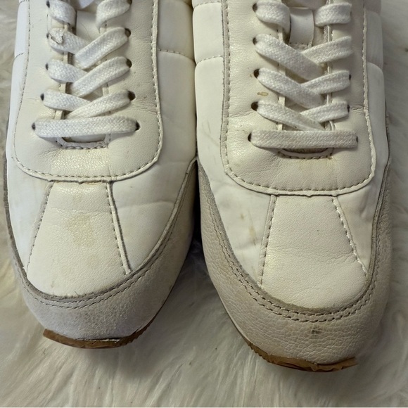 Madewell MWL The League Leather & Nylon Sneakers White Women’s 6.5 - Picture 7 of 8